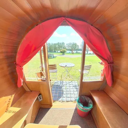 Rheingau 524 Schlaffassdorf Direkt Am Rhein * 盖森海姆