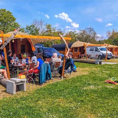Rheingau 524 Schlaffassdorf Direkt Am Rhein Geisenheim