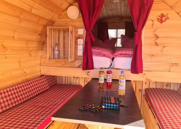 Rheingau 524 Schlaffassdorf Direkt Am Rhein Parque de Campismo